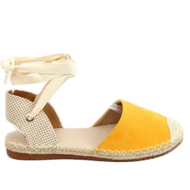 BM Romina Yellow nilkkasolmio espadrillit keltainen