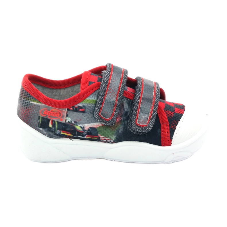 Befado lasten kengät, lenkkarit, tossut 907p093 punainen harmaa