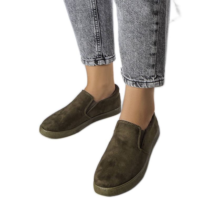 Leroyn vihreät ekologiset mokkanahkalenkkarit