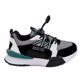 Lasten urheilukengät Memory Foam System Big Star LL374217 musta-harmaa