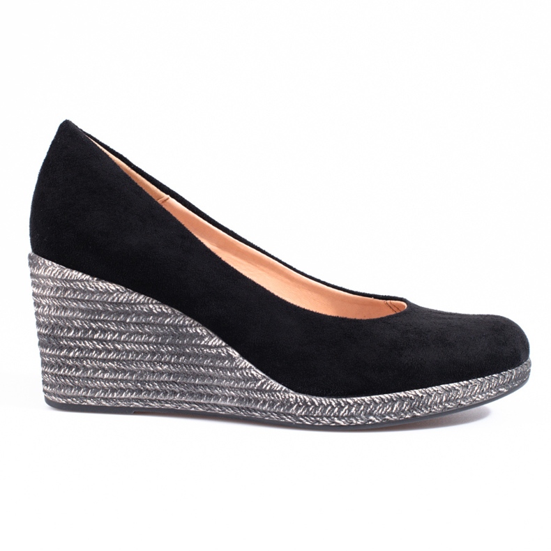 W. Potocki Naisten mustat kiilapumput Potocki