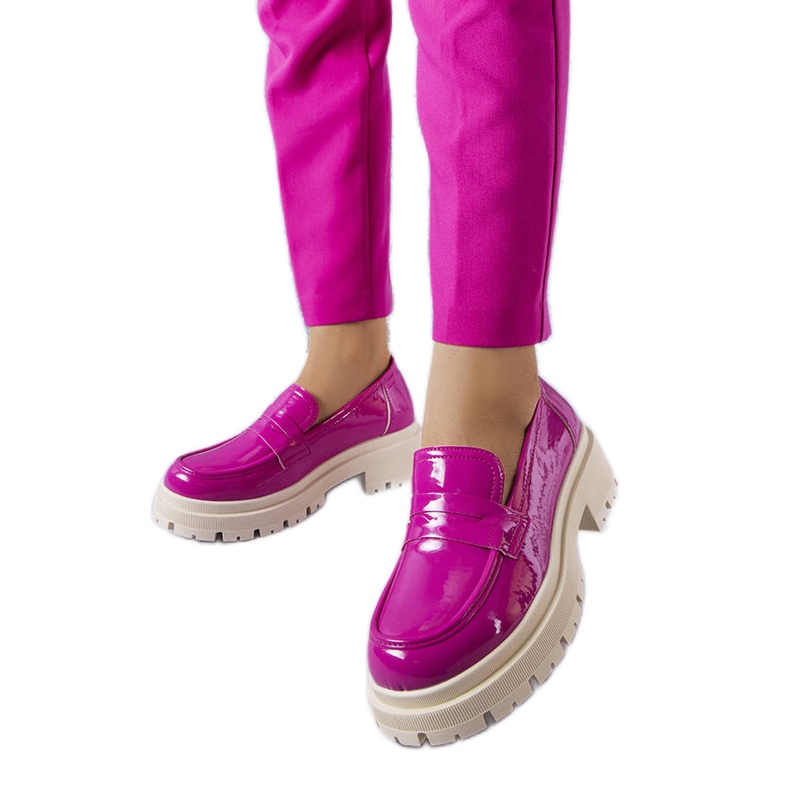 Phaneufin vaaleanpunaiset kiiltonahkaiset kengät vaaleanpunainen