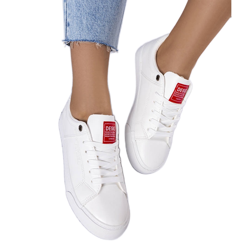 Vinceza Vincezin valkoiset klassiset lenkkarit valkoinen