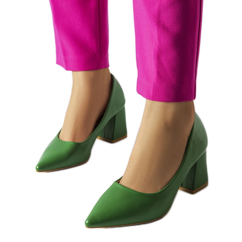 BM Fanchonin vihreät korkokengät