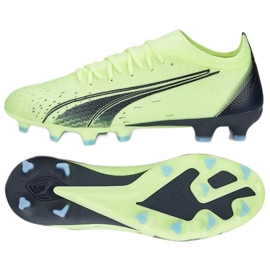 Puma Ultra Match FG/MG M 106900 01 jalkapallokengät seladon vihreä