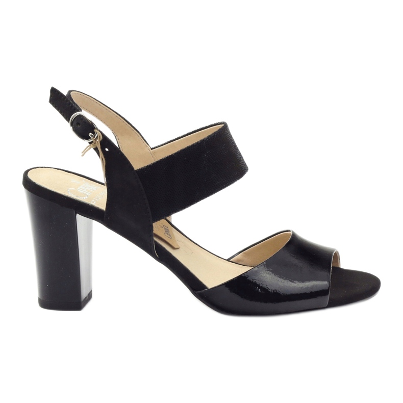 Caprice patentoidut sandaalit naisten kengät 28307 musta