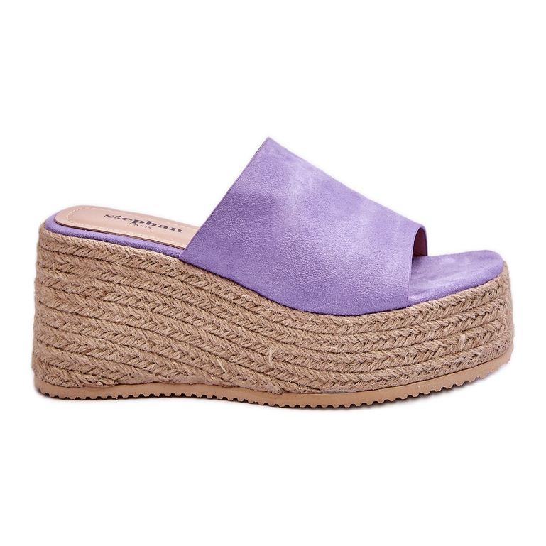 FS1 Naisten kiila- ja alustatossut, violetti Ysabel