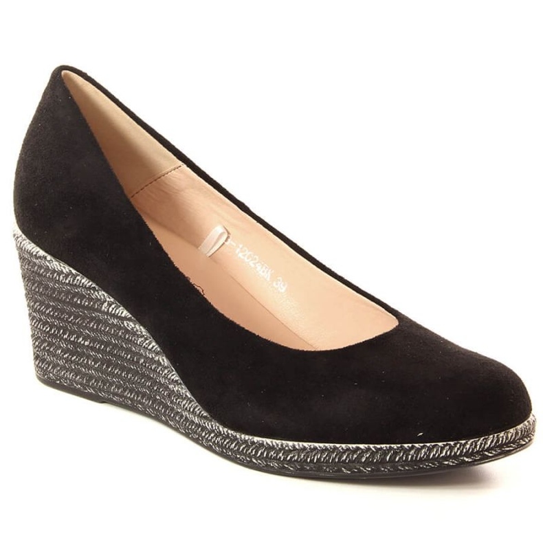 Suede kiilapumput Potocki W WOL132A musta