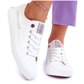 Cross Jeans Naisten tennarit Cross Farkut LL2R4067 Valkoinen