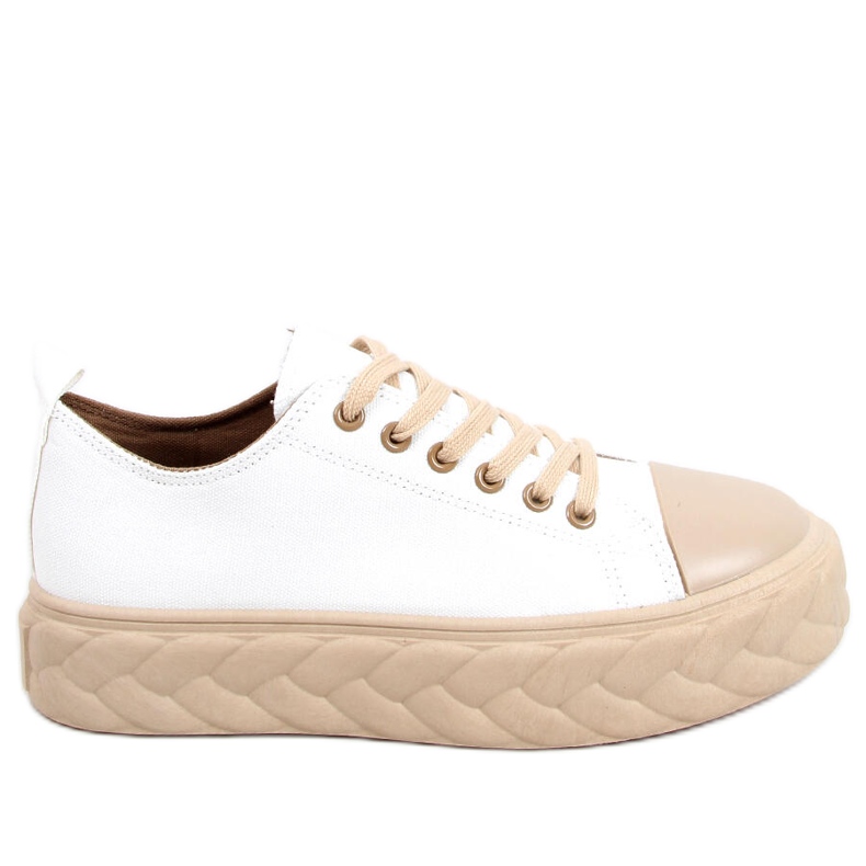 BM Winnie WHITE / BEIGE naisten tennarit