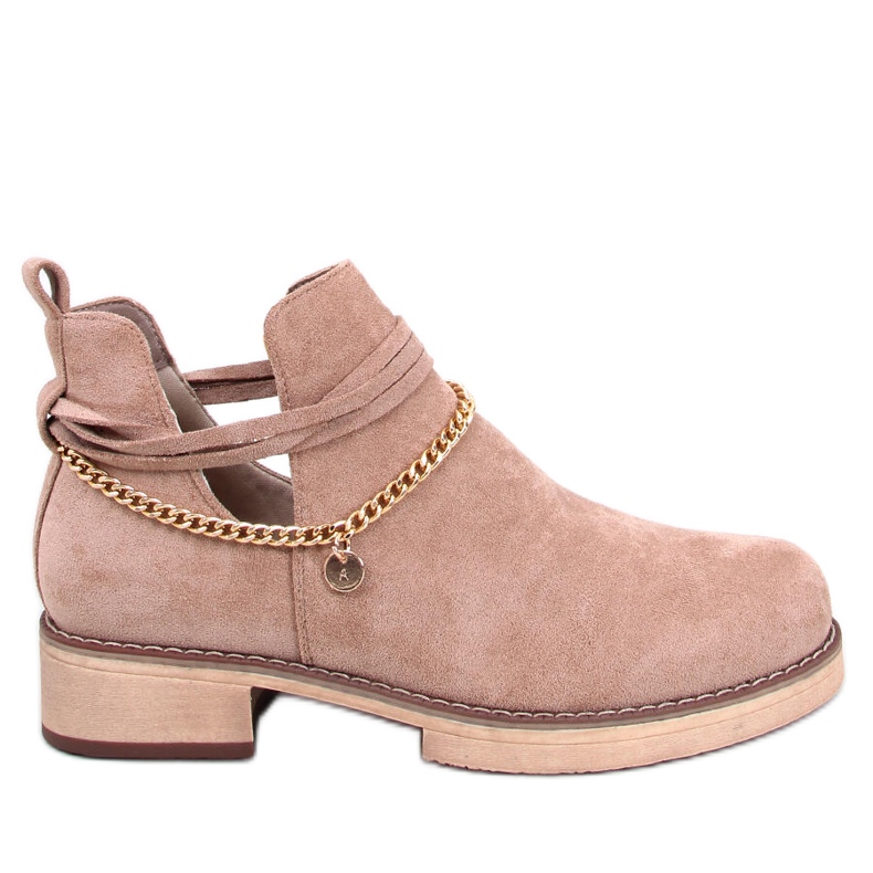 BM Keväällä leikatut Sienna Khaki -saappaat beige