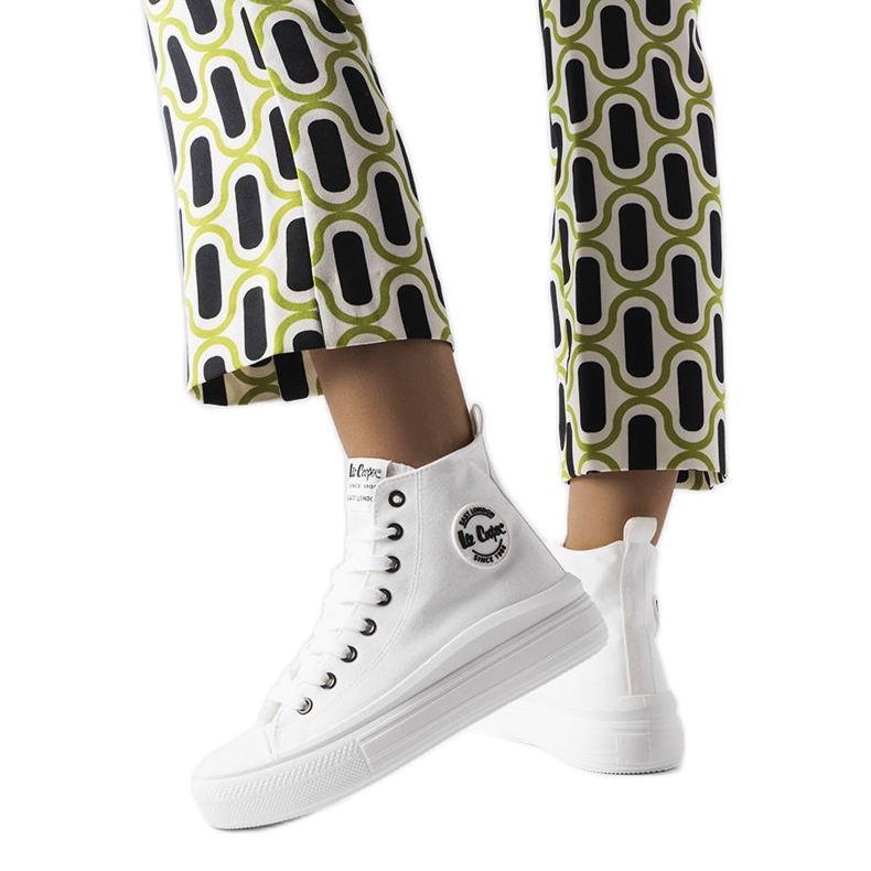 Lee Cooper LCW-23-44-1627L valkoiset tennarit valkoinen