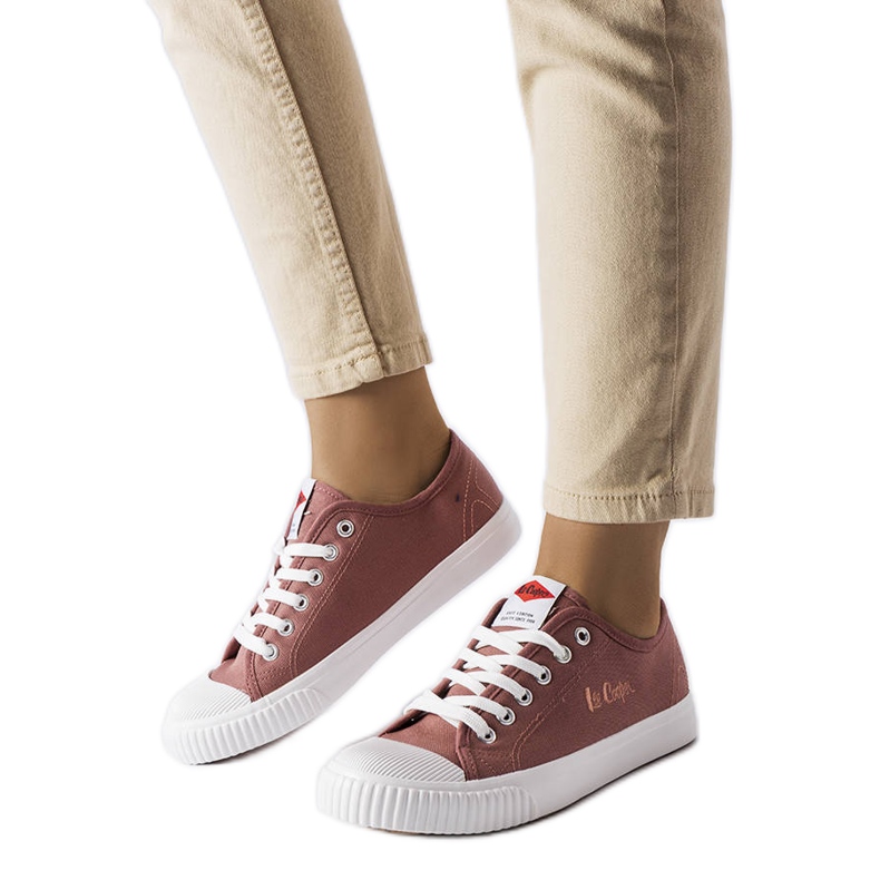 Lee Cooper LCW-23-44-1646L vaaleanpunaiset tennarit vaaleanpunainen