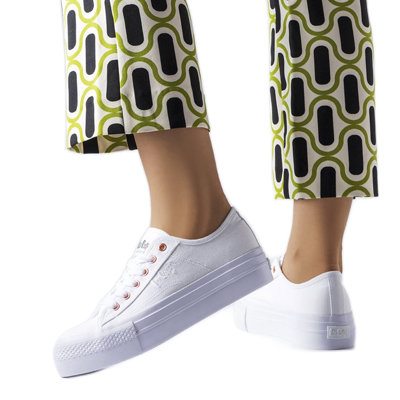 Lee Cooper LCW-22-31-0890L valkoiset tennarit valkoinen