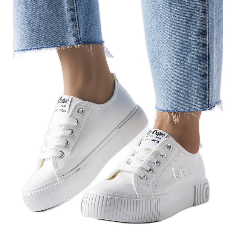 Lee Cooper LCW-23-31-1806L valkoiset tennarit valkoinen