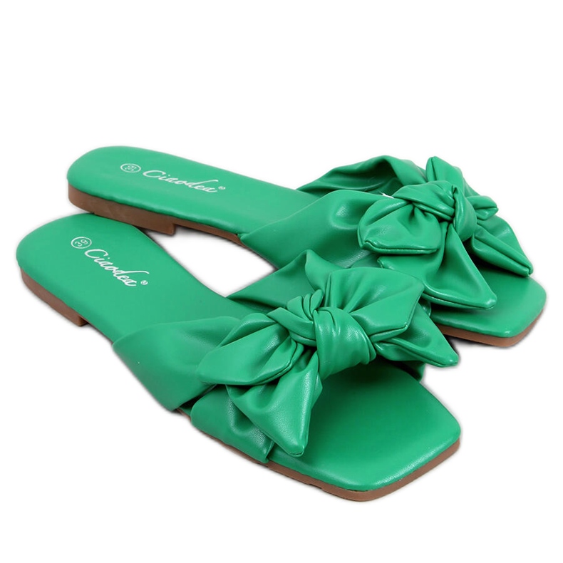 BM Minnen Green rusettitossut vihreä