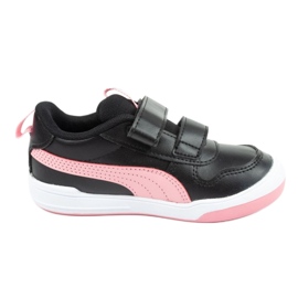 Puma Multiflex Jr 380741 05 musta vaaleanpunainen