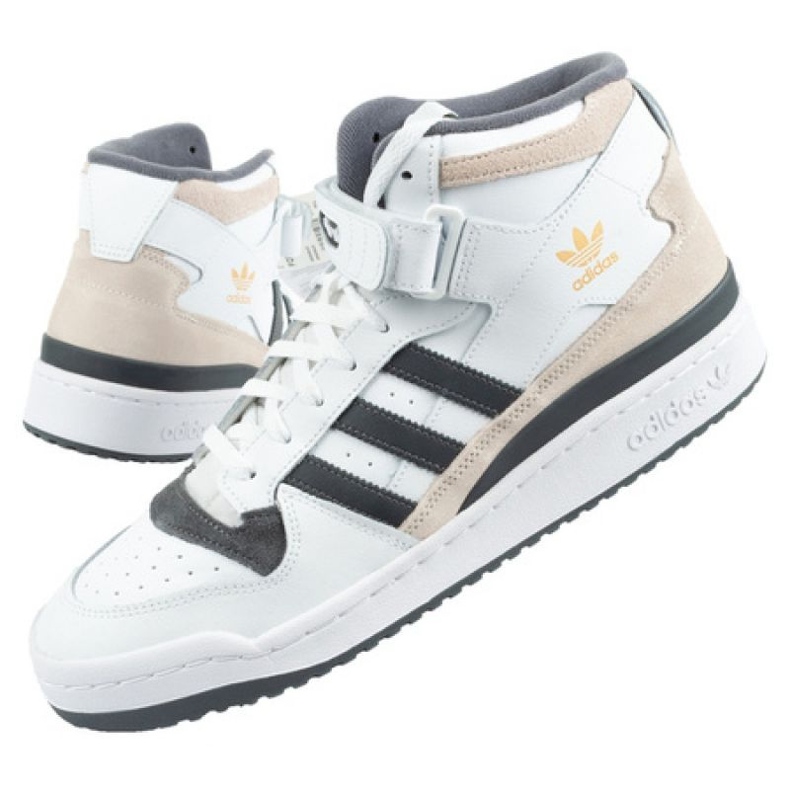 Adidas Forum Mid M GW4371 urheilukengät valkoinen