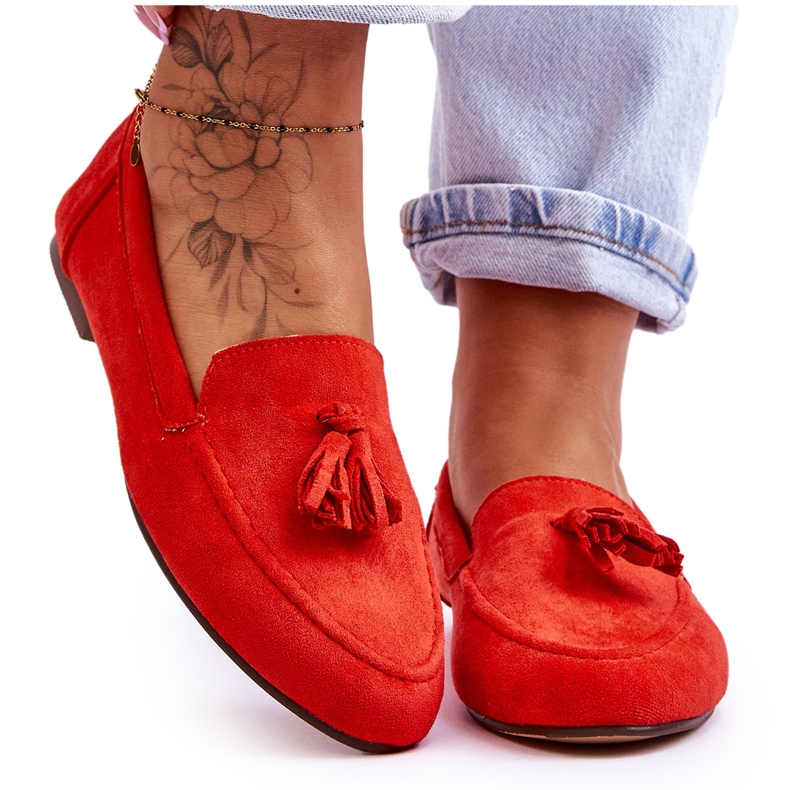 Suede Classic Loafers Tupsut Tummanoranssi Averil