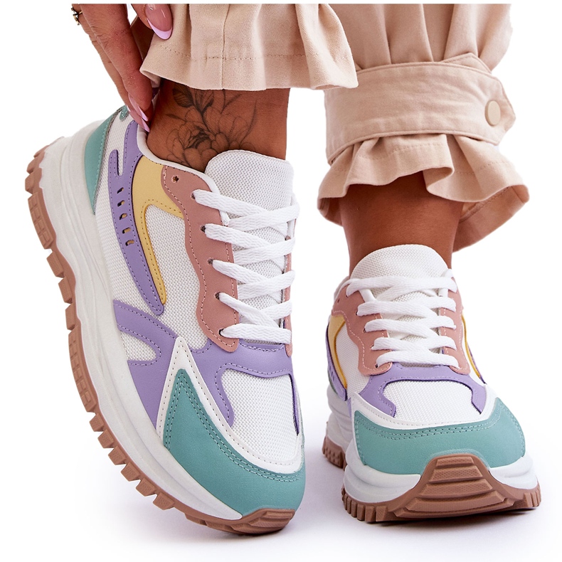 FI1 Naisten muodikkaat urheilujalkineet Moniväriset Georgette monivärinen