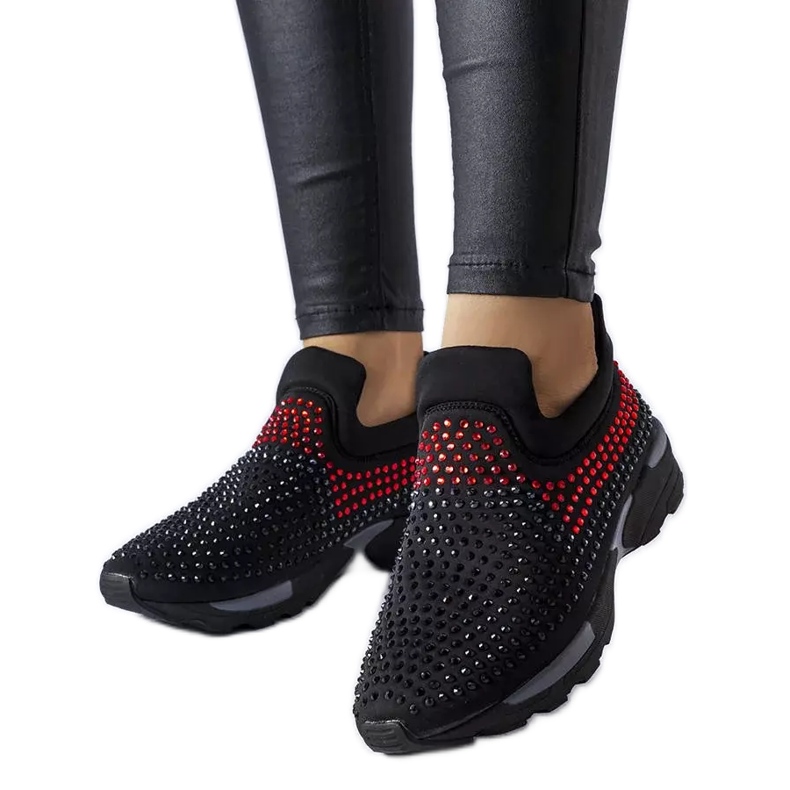 PA1 Mustat lenkkarit koristeltu Berger strassit