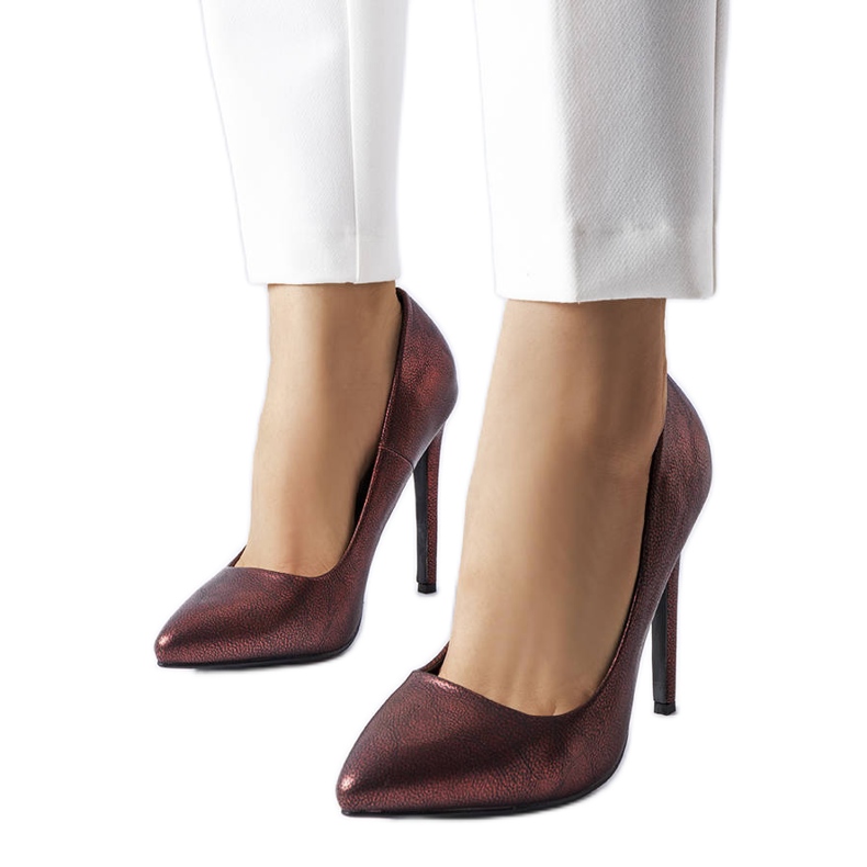 Sébastopolin punaiset glitter-korkokengät punainen