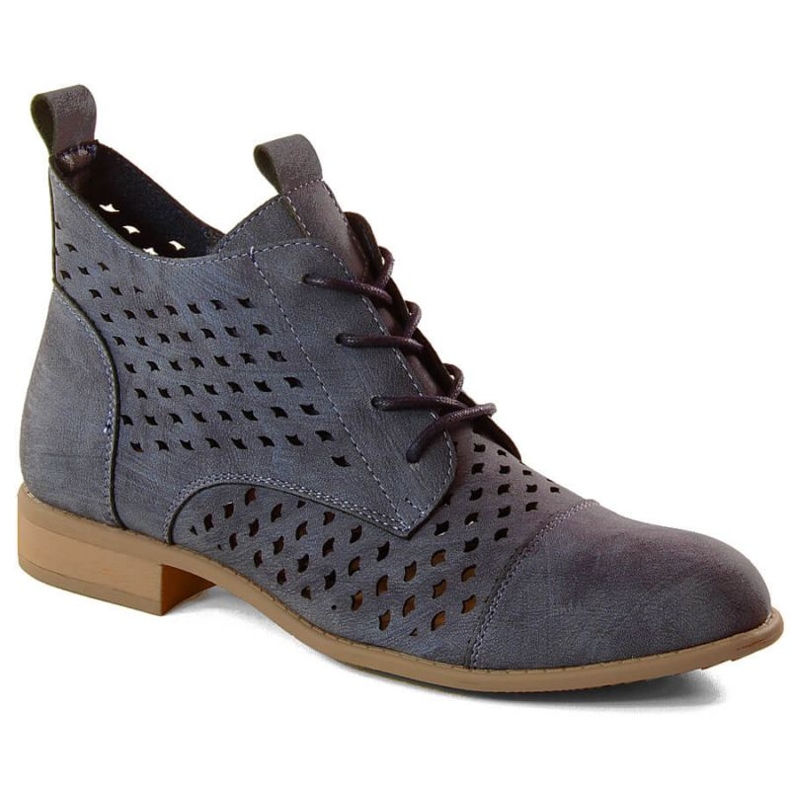 Harjakatkoiset jousisaappaat Jezzi W JEZ392A sininen