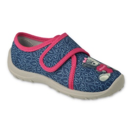 Befado lasten tossut 660X049 siniset koiran applikaatiolla sininen