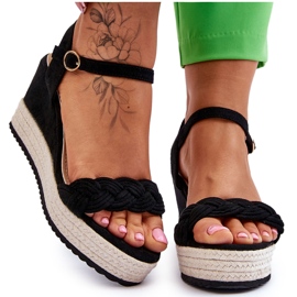 Klassiset mokkanahkasandaalit, musta Denisse