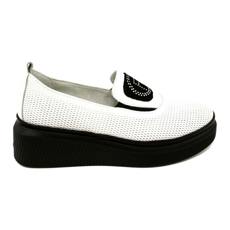 Filippo Valkoiset tyylikkäät nahkaiset naisten kengät DP4572/23 WH valkoinen