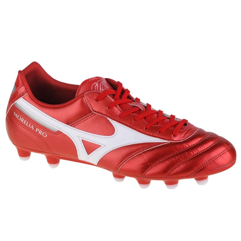 Mizuno Morelia Ii Pro Md M P1GA221360 jalkapallokengät punainen appelsiinit ja punaiset