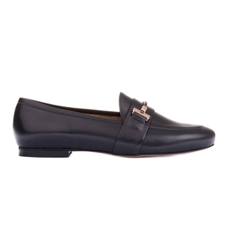 Marco Shoes Kultakoristeiset loaferit musta