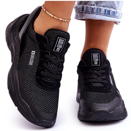 Naisten kangas urheilukengät Memory Foam System Big Star LL274A065 musta