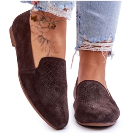 S.Barski Mokkanahkaiset mukavat loaferit Ruskea Giovana S.Barski Mokkanahkaiset mukavat loaferit Ruskea Giovana