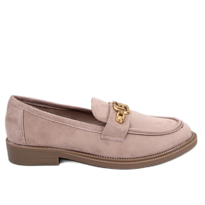 BM Berian Khaki mokkanahkaiset loaferit beige