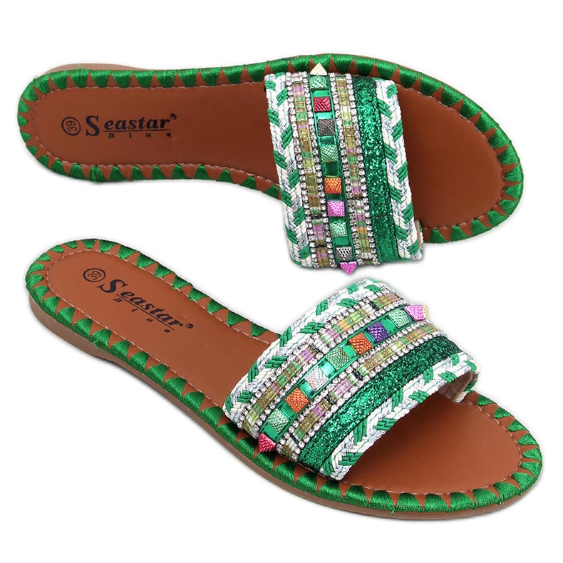 Morocco Green Marrakech -tossut vihreä