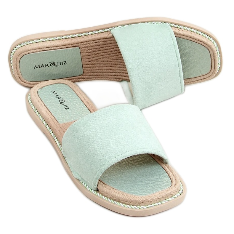 Daniels Green naisten mokkanahkaiset tossut vihreä