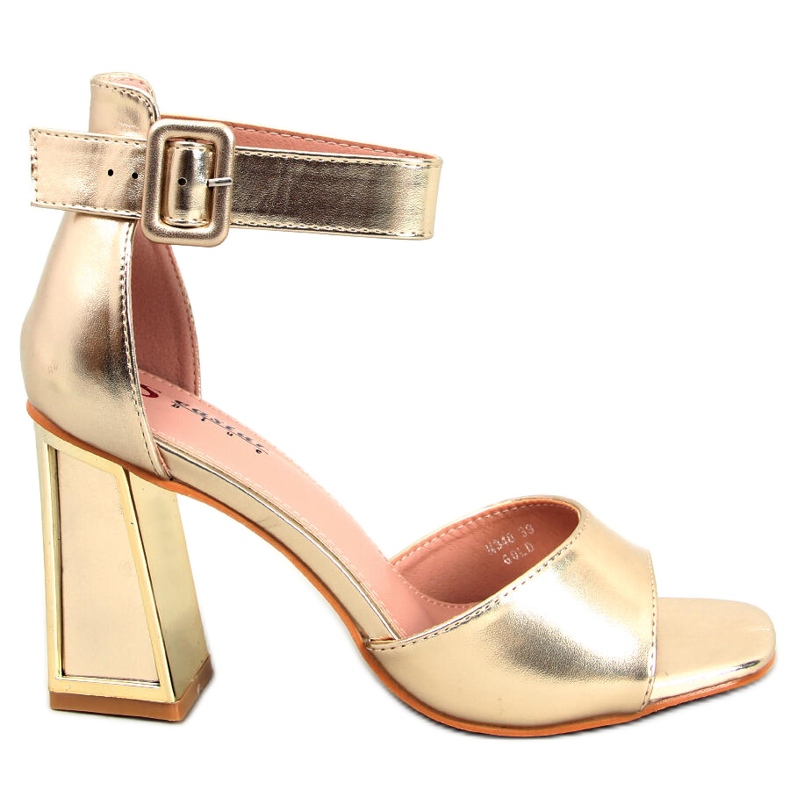 Seastar Korkokengät sandaalit Ellen Gold -vyöllä kultainen