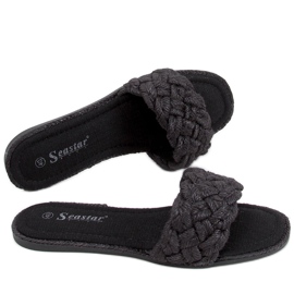 BM Erika Black naisten nauhalliset tossut musta