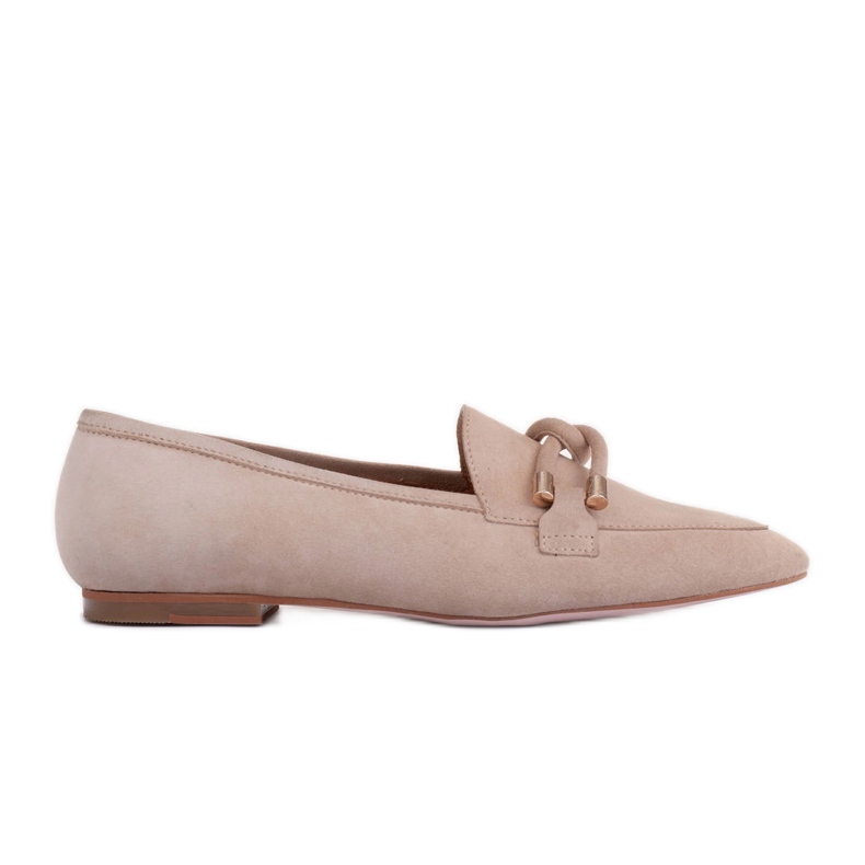 Marco Shoes Koristetut loaferit beige