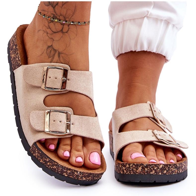 PM1 Naisten Cortina beige -sandaalit