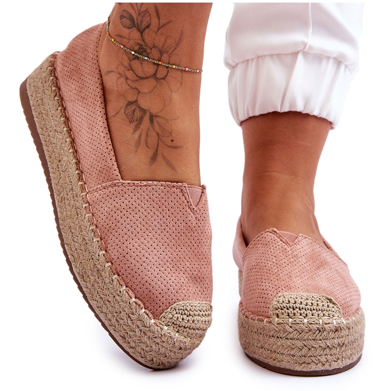 PM1 Espadrillit olkitasolla Pink Highway vaaleanpunainen