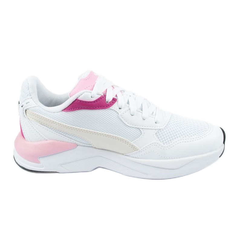 Puma X-Ray Speed ​​​​Lite Jr 385524 04 kengät valkoinen vaaleanpunainen