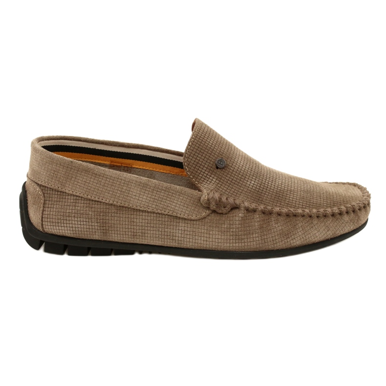 Filippo Beige miesten mokasiinit, mokkanahka, MP923/23 TP, beige