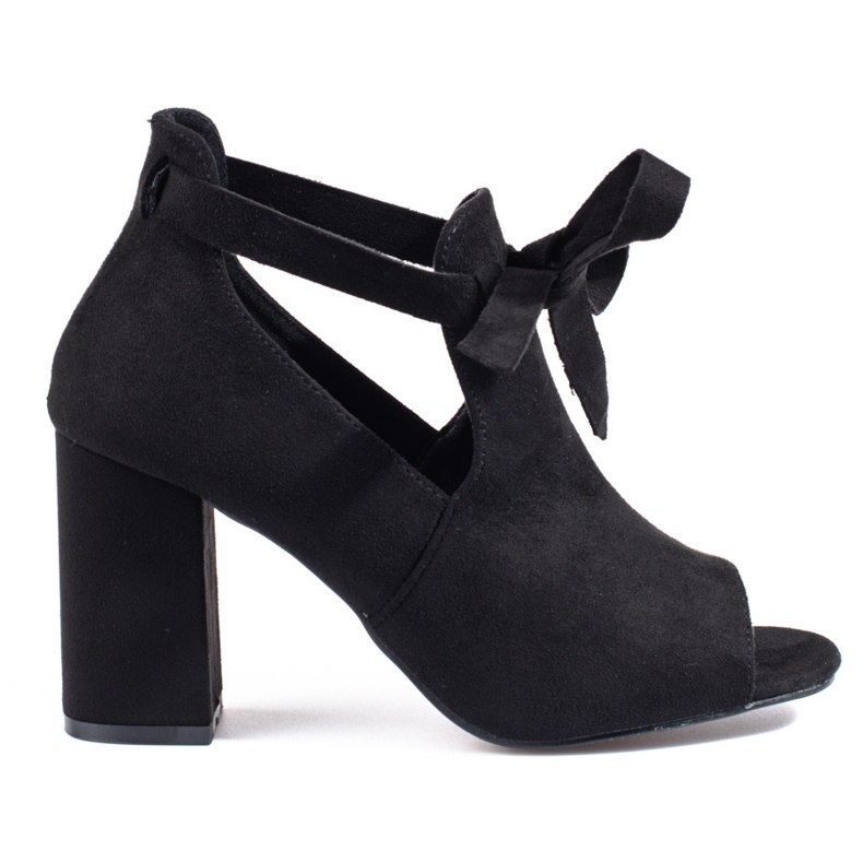 W. Potocki Potockin keväiset naisten mokkanahkasaappaat musta