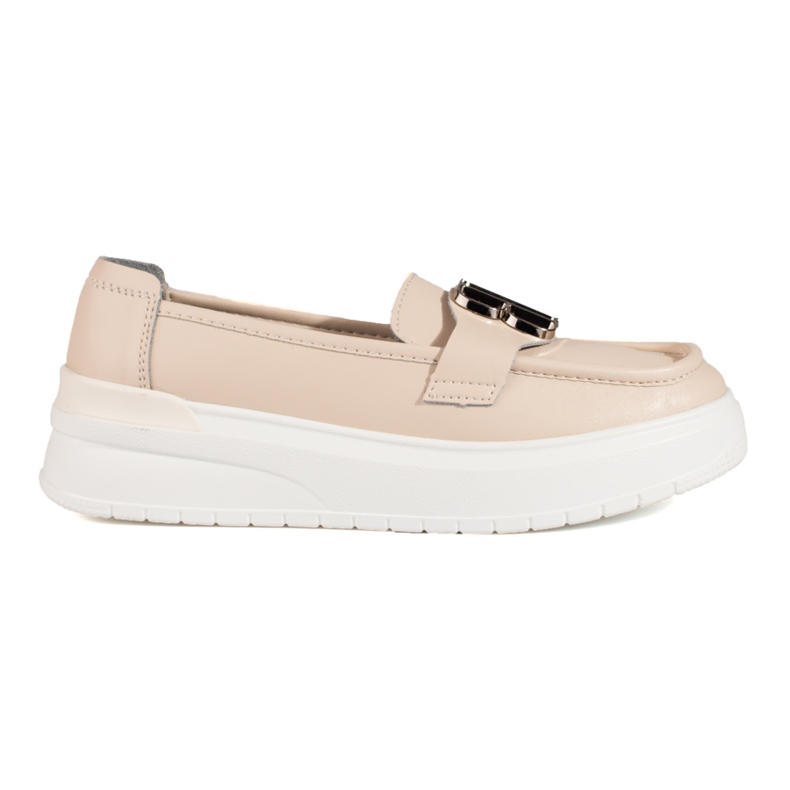 Vinceza beige -koristeiset loaferit