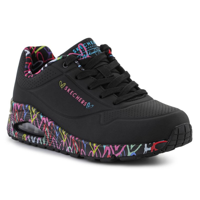 Skechers Uno Loving Love -kengät 155506-BBK musta