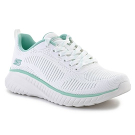 Skechers Bobs Squad Chaos Parallel Lines Kengät W 117212-OFWT valkoinen