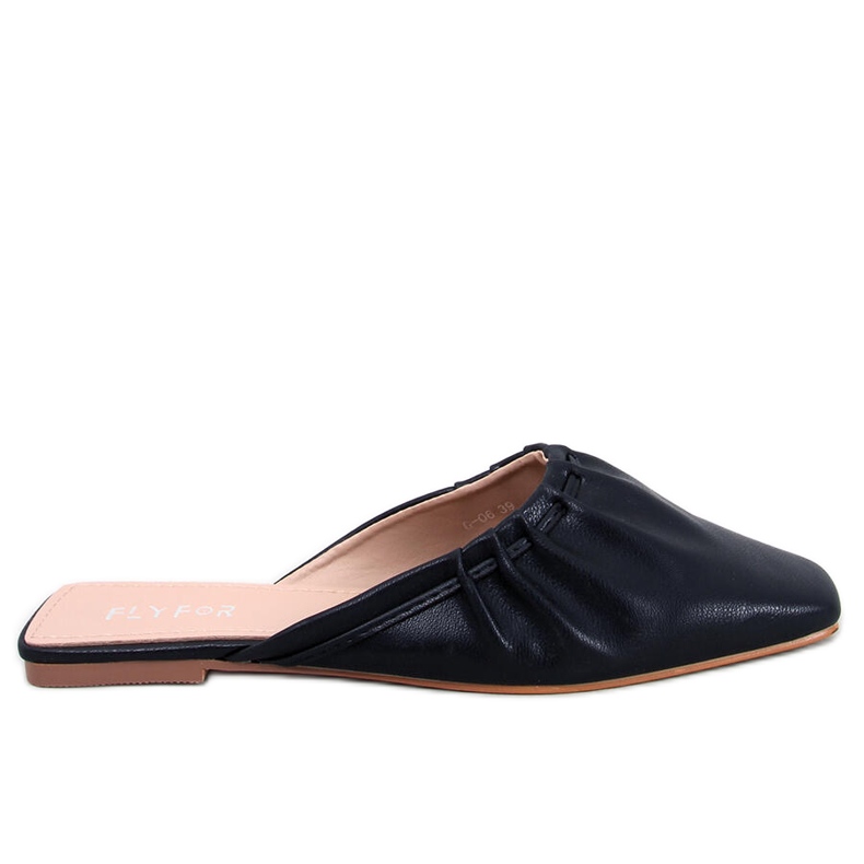 BM Tyylikkäät naisten tossut Presley Black musta