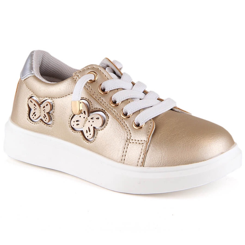 Evento Tyttöjen kullanhohtoiset metallikengät Miss❤E kultainen